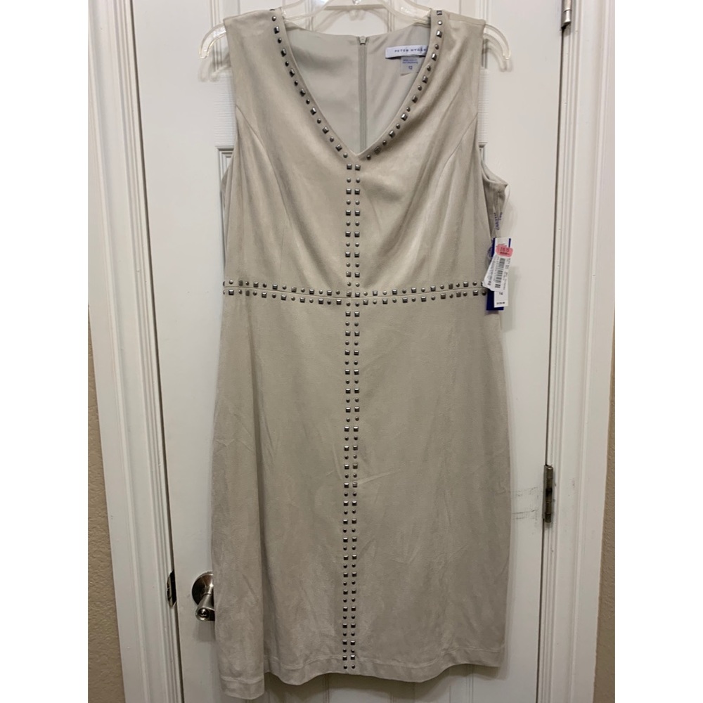 Peter Nygard Beige Cocktail Dress